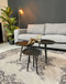 Oist Design Giulia set of 3 Coffee Tables - Aluminium Black - 52 x 39 x 45 cm