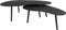 Oist Design Luciano L Coffee Table - Aluminium Black - 120 x 75 x 36 cm