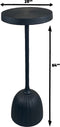 Oist Design Vita M Side Table - Aluminium Black - 25 x 25 x 64 cm