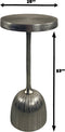 Oist Design Vita S Side Table - Aluminium Champagne - 25 x 25 x 53 cm