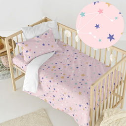 Happy Friday Duvet cover set 2 pieces Sky stars 100x120 cm (Cot) Multicolor