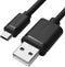 Unitek Y-C435GBK - USB A naar Micro-USB B Kabel - 3 m - Zwart