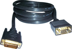 DVI to VGA Adapter 3GO CDVIVGA Black 2 m