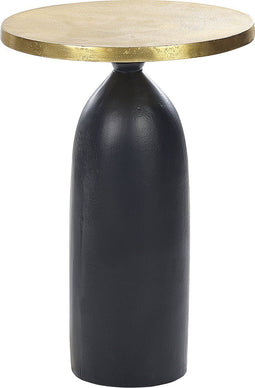 Bijzettafel zwart/goud TEKAPO