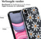 imoshion Hoesje Geschikt voor iPhone 11 Hoesje Siliconen - imoshion Design hoesje - Meerkleurig / Daisy Flower