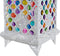 Bureaulamp DKD Home Decor 18 x 18 x 46 cm Metaal Wit Multicolour 220 V 50 W