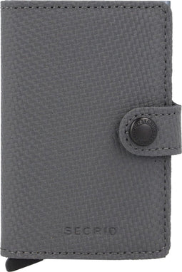 Secrid Pasjeshouder / Kaarthouder - Kunstleer - Miniwallet Carbon - Grijs
