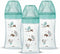Set van 3 Dodie Anti -Color Initiation+ flessen - Glas - 270 ml - 0-6 maanden - Ronde fopspeen - Flow 2