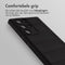 imoshion Hoesje - Geschikt voor Samsung Galaxy S22 Ultra - EasyGrip Backcover - Zwart