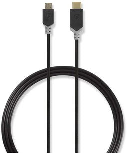 Nedis CCBP60750AT10 - USB-C 2.0 Kabel - 100cm - Grijs