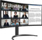LG 34WR55QK-B - Ultrawide Monitor - 3440x1440 QHD - USB-C - Zwart