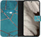 iMoshion Hoesje Geschikt voor Google Pixel 8 Hoesje Met Pasjeshouder - iMoshion Design Softcase Bookcase - Meerkleurig / Blue Graphic
