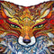 UNIDRAGON Houten Puzzel Voor Volwassenen Dier - Vurige Vos - 107 stukjes - Small 16x24 cm