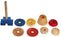 Wooden Story LALA - Steek Figuur Puzzel - Montessori speelgoed - Blauw