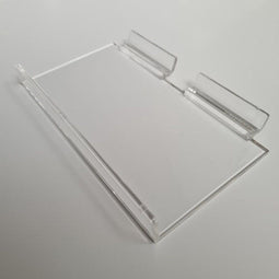 Schoenschapje 25x10 cm acryl schuin+rand