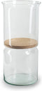 Eco vaas met kurk 'duet' h35 d15 cm