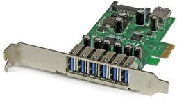 Startech.com PEXUSB3S7 - PCI Express USB 3.0 kaart - 7-poorts met low-profile design