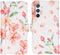 iMoshion Hoesje Geschikt voor Samsung Galaxy A54 (5G) Hoesje Met Pasjeshouder - iMoshion Design Softcase Bookcase - Roze / Blossom Watercolor