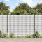 vidaXL - Tuinschermen - 4 - st - 35x0,19 - m - PVC - wit