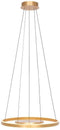Steinhauer Ringlux 3514GO - Hanglamp - Hoogte instelbaar dimfunctie - Goud 60cm