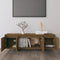 vidaXL - Tv-meubel - 120x30x40,5 - cm - bewerkt - hout - bruin - eikenkleur