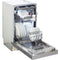 Bauknecht BSUO 3O21 PF X - Smalle Onderbouw Vaatwasser 45 cm - 10 couverts - Roestvrijstaal