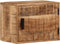 vidaXL - Nachtkastje - wandgemonteerd - 40x30x25 - cm - massief - mangohout