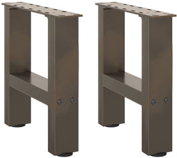 vidaXL - Salontafelpoten - 2 - st - 30x - (30-31) - cm - staal - naturel - staal
