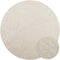 vidaXL - Vloerkleed - ZIZUR - crème - binnen - en - buiten - Ø - 160 - cm - jute - look