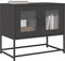 vidaXL - Tv-meubel - 68x39x60,5 - cm - koudgewalst - staal - zwart