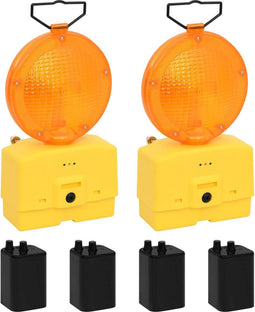 LuxeLivin' - Bouwlampen 2 st met batterijen 18x8x37 cm