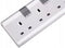Philips CHP3140WB/05 - Stekkerdoos 4 stopcontacten - Kindveilig - Wit