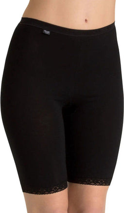 sloggi Basic+ - Dames Short lange pijp - Onzichtbaar en licht - Zwart