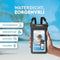 Travelly® Waterdicht Telefoonhoesje - Universeel Onderwater Hoesje IPX8 - Extra Opberg Vakje - Zwart