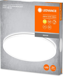 LEDVANCE ORBIS ClickDim plafondlamp 4-mm, dimbaar, wit