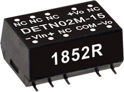 Mean Well DETN02L-05 DC/DC-convertermodule 200 mA 2 W Aantal uitgangen: 2 x Inhoud 1 stuk(s)