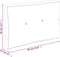 vidaXL - Palletkussen - ruitpatroon - 60x40x12 - cm - stof - zwart