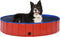 vidaXL - Hondenzwembad - inklapbaar - 300x40 - cm - PVC - rood
