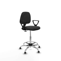 Piqueras y Crespo BFN05RT - Bureaustoel - Hoogteverstelbaar - Donker grijs