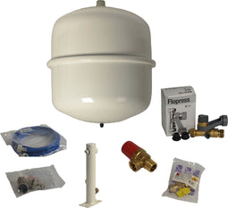 Plieger Ketelaansluitset - Expansievatset - 18 liter - 1.0 bar voordruk - Wit