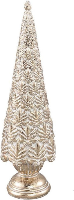 PTMD Eluse Kerstmis Ornament - 10 x 10 x 35 cm - Poly - Goud