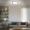 Briloner SLIM - LED Plafonniére - extra plat ontwerp met backlight effect - 4000K - 22W - 3000 lm - 42 x 42 x 2,9 cm
