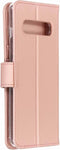 Accezz Hoesje Geschikt voor Samsung Galaxy S10 Hoesje Met Pasjeshouder - Accezz Wallet Softcase Bookcase - Roze