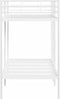 vidaXL - Stapelbed - zonder - matras - 90x190 - cm - staal - wit