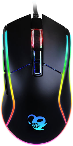 Deep Gaming DeepDarth - Gaming Muis - 6400dpi 1000Hz 8 knoppen - Draad