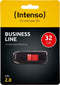 Intenso Business Line - USB-stick 32GB USB 2.0 - Leessnelheid 28MB/s - Rood