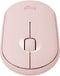 Logitech Pebble M350 - Draadloze muis - Stil klikken en scollen - Roze