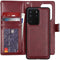 iMoshion Hoesje Geschikt voor Samsung Galaxy S20 Ultra Hoesje Met Pasjeshouder - iMoshion Uitneembare 2-in-1 Bookcase met rits - Rood