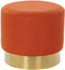 Voetensteun DKD Home Decor Gouden Metaal Terra cotta 45 x 45 x 40 cm
