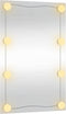 vidaXL - Wandspiegel - met - LED's - rechthoekig - 40x60 - cm - glas